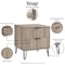 Manhattan Comfort 2-Piece DUMBO Standard 3-Drawer Dresser and DUMBO 2.0 Nightstand in Rustic Grey 2-DB02-GY - alternate 3